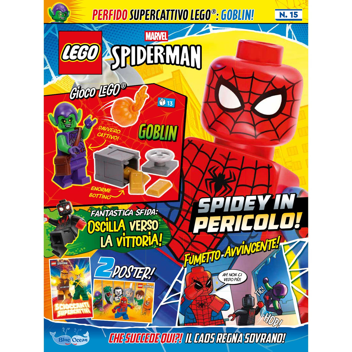 LEGO SPIDER-MAN N.15 - GREEN GOBLIN - Immagine 2