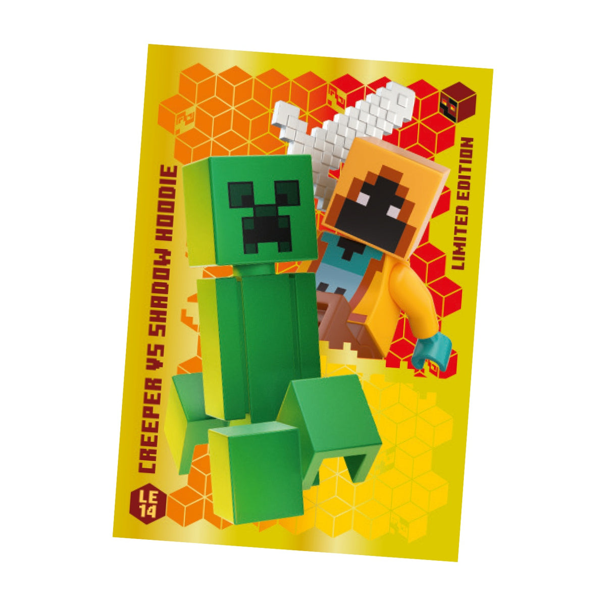 LEGO MINECRAFT N.17 - EROE + PERLA DI ENDER + SHULKER + LIMITED CARD LE14 CREEPER VS. SHADOW HOODIE - Immagine 6