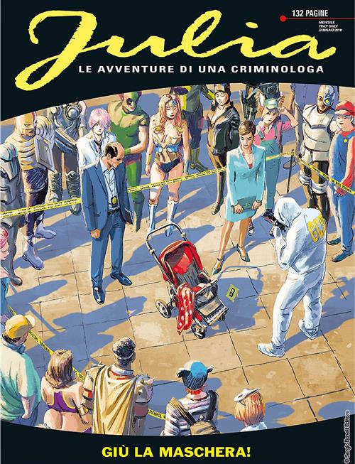 JULIA 232 FUMETTERIA - GIU' LA MASCHERA