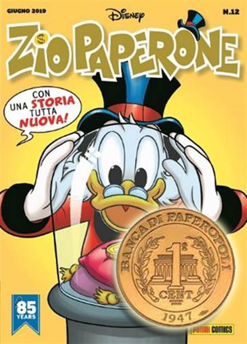 ZIO PAPERONE 12 CON MONETA NUMERO UNO
