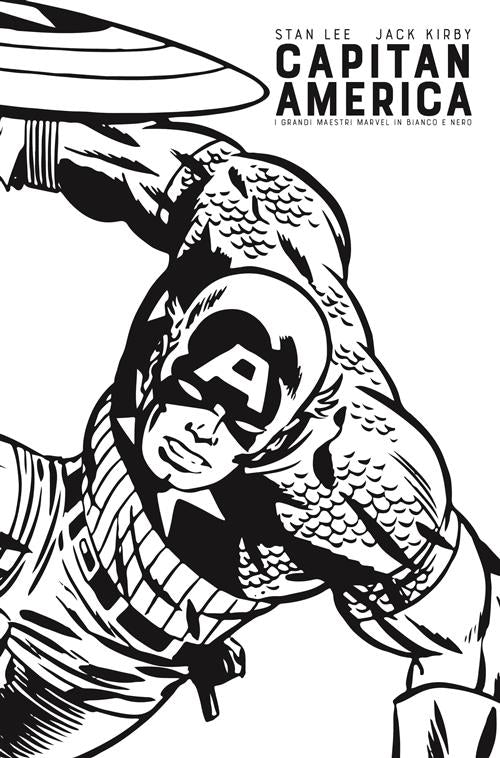JACK KIRBY E CAPITAN AMERICA - EROI MARVEL IN BIANCO E NERO