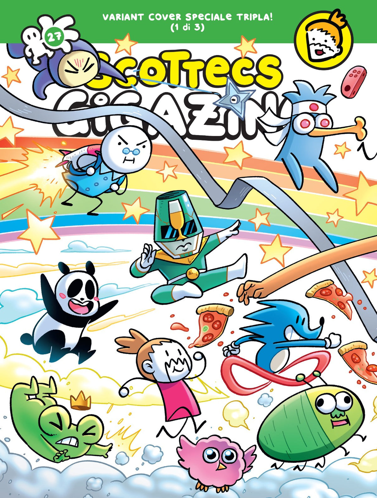 SCOTTECS GIGAZINE 27 - VARIANT LIMITATA ESCLUSIVA FUMETTERIE - 1 DI 3