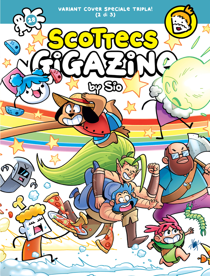 SCOTTECS GIGAZINE 28 - VARIANT LIMITATA ESCLUSIVA FUMETTERIE - 2 DI 3