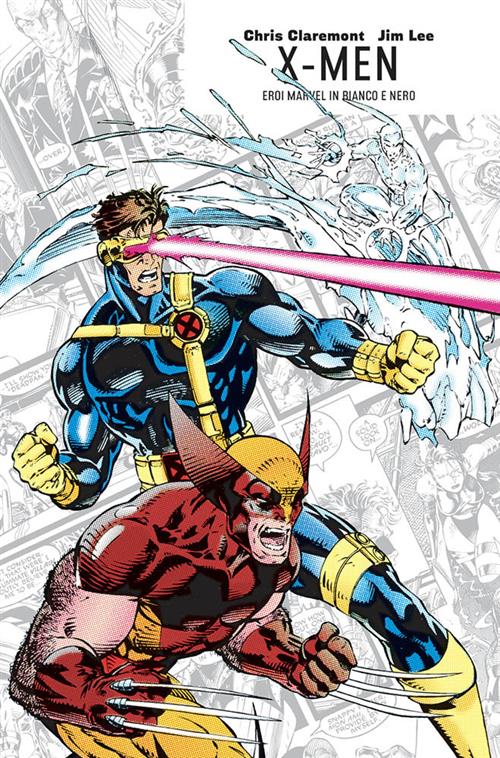 X-MEN DI CHRIS CLAREMONT & JIM LEE - EROI MARVEL IN BIANCO E NERO