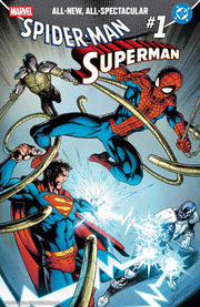 MARVEL/DC - SPIDER-MAN/SUPERMAN 1 - INCENTIVE FOIL VARIANT DI MARK BAGLEY