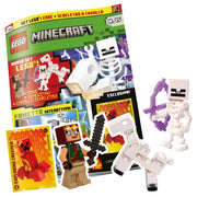LEGO MINECRAFT N.15 - EROE + SCHELETRO A CAVALLO + LIMITED CARD LE10 EXPLODING CREEPER
