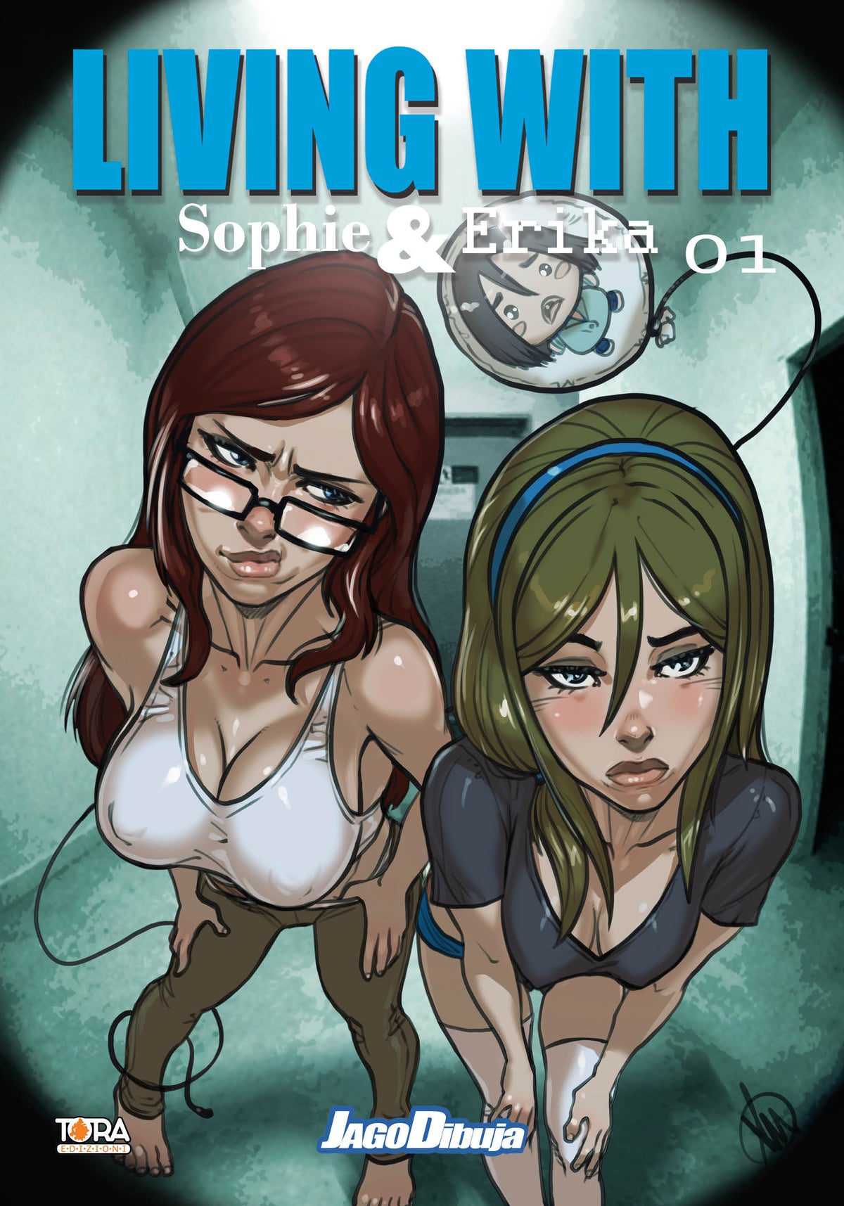 LIVING WITH SOPHIA & ERIKA VOL.1 - GUEST COVER B ENGLISH