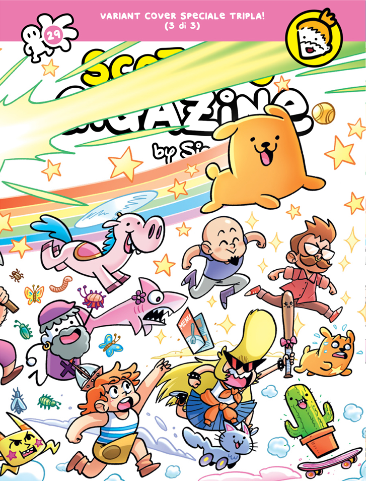 SCOTTECS GIGAZINE 29 - VARIANT LIMITATA ESCLUSIVA FUMETTERIE - 3 DI 3