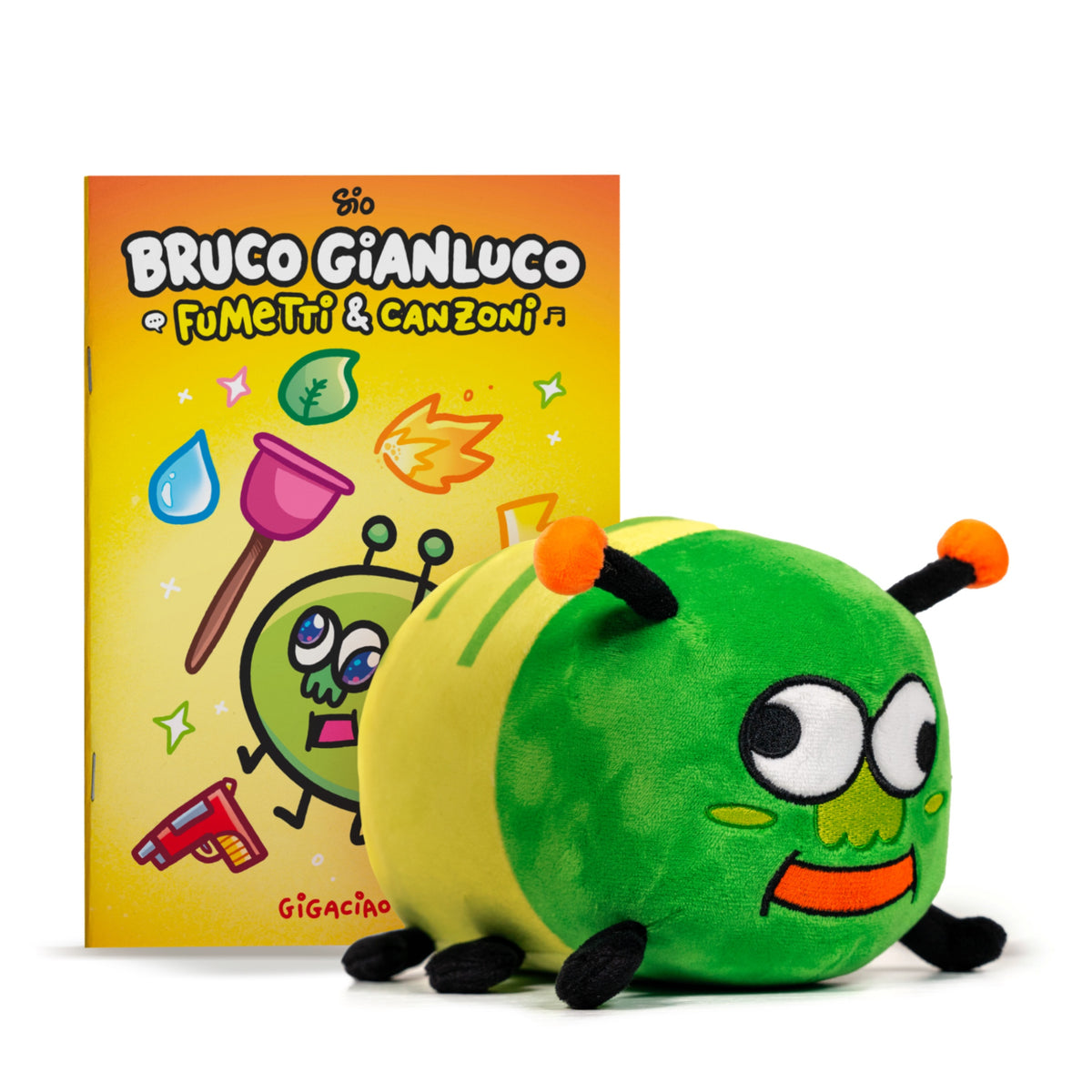 BRUCO GIANLUCO - FUMETTI E CANZONI (RIVISTA E PELUCHE)