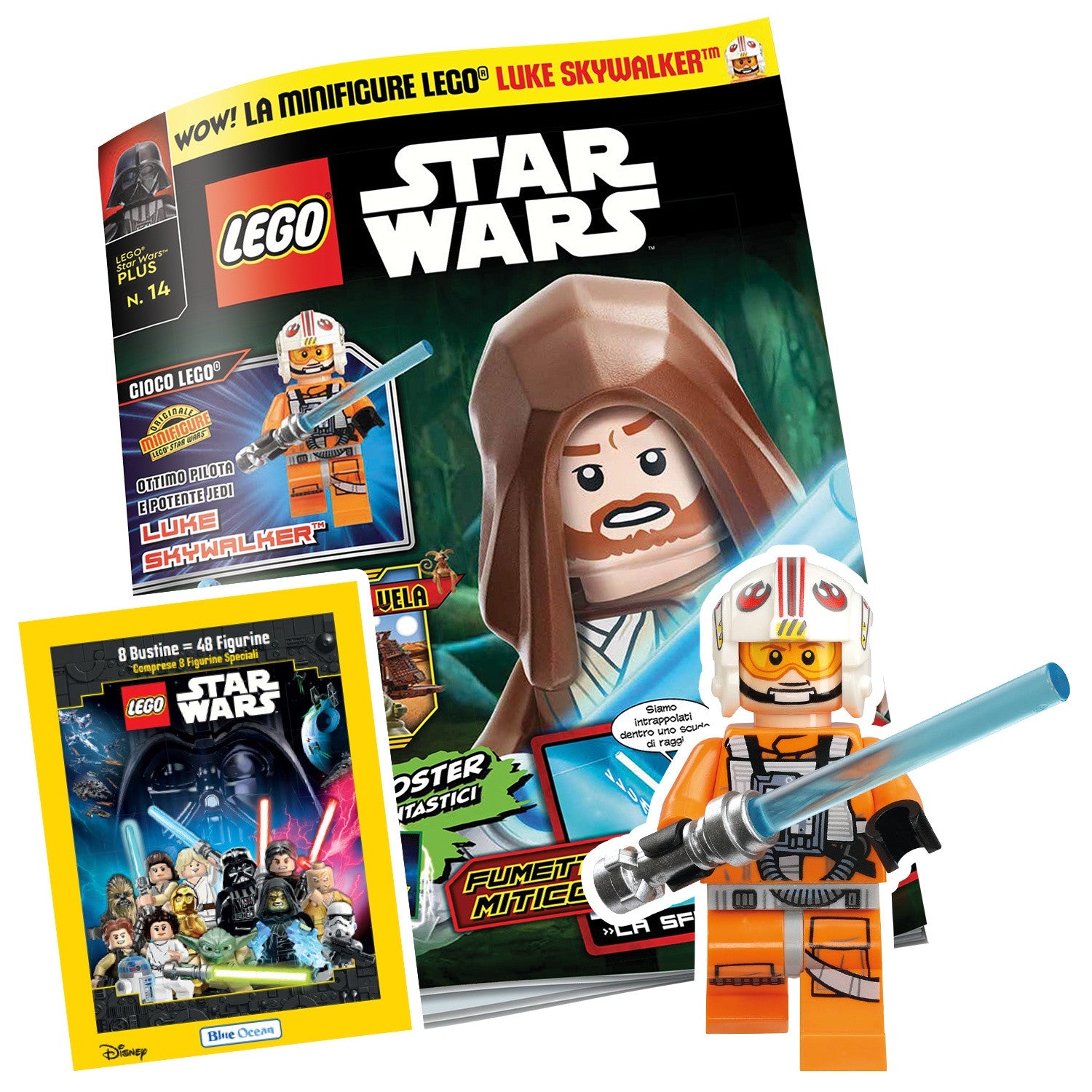LEGO STAR WARS PLUS N. 14 - LUKE SKYWALKER
