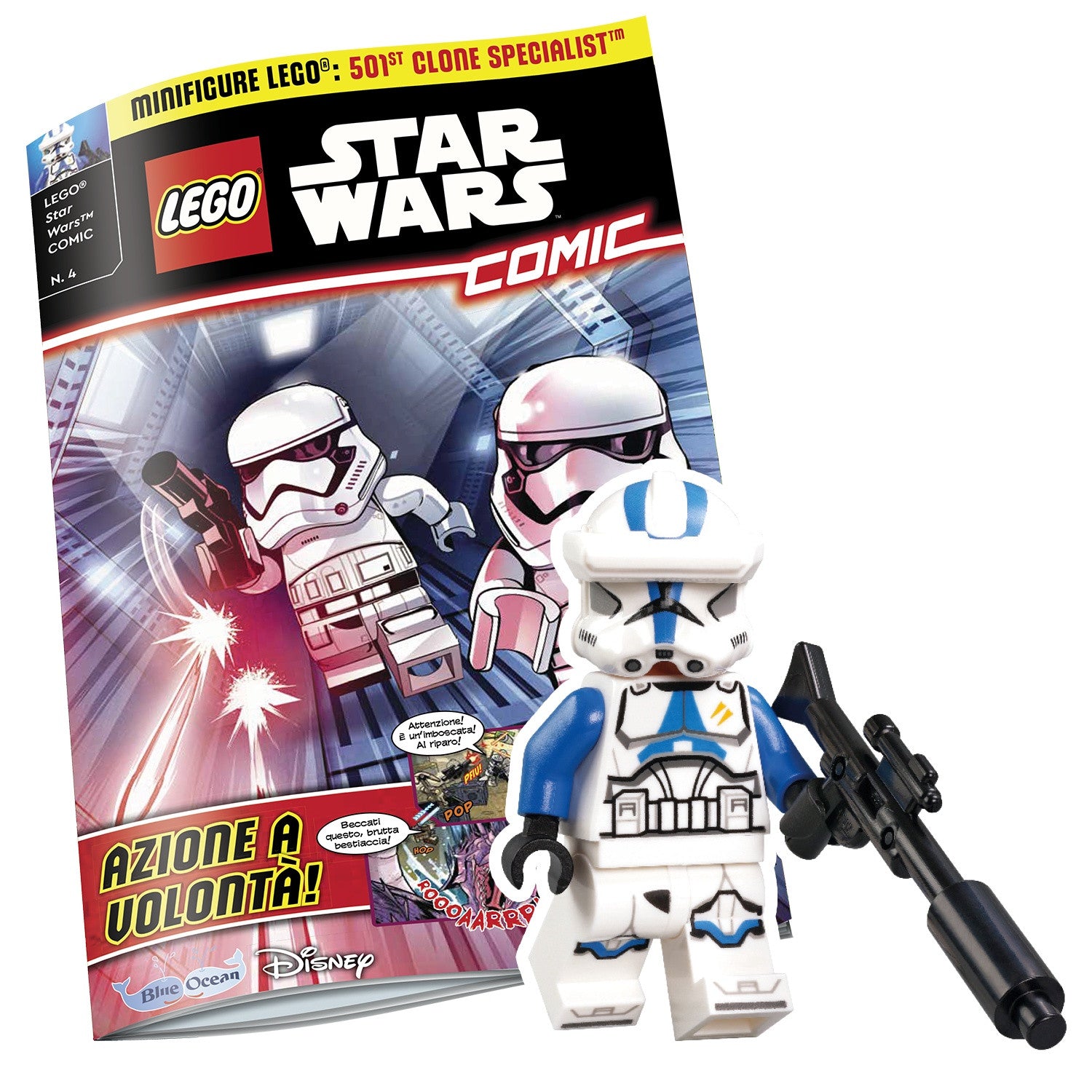 LEGO STAR WARS COMIC N. 4 - 501ST CLONE SPECIALIST