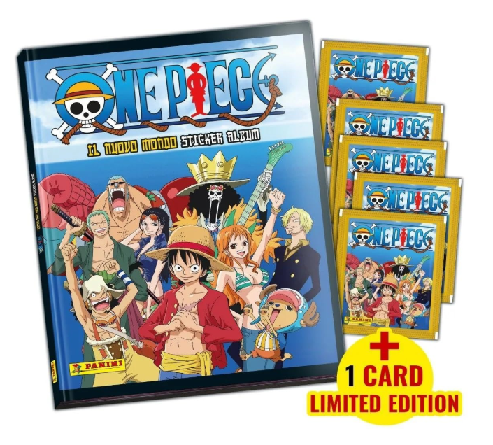 ONE PIECE: IL NUOVO MONDO STICKER & TRADING CARD COLLECTION - SPECIAL PACK