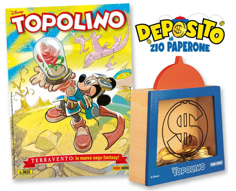 TOPOLINO 3620 + IL SALVADANAIO DI ZIO PAPERONE
