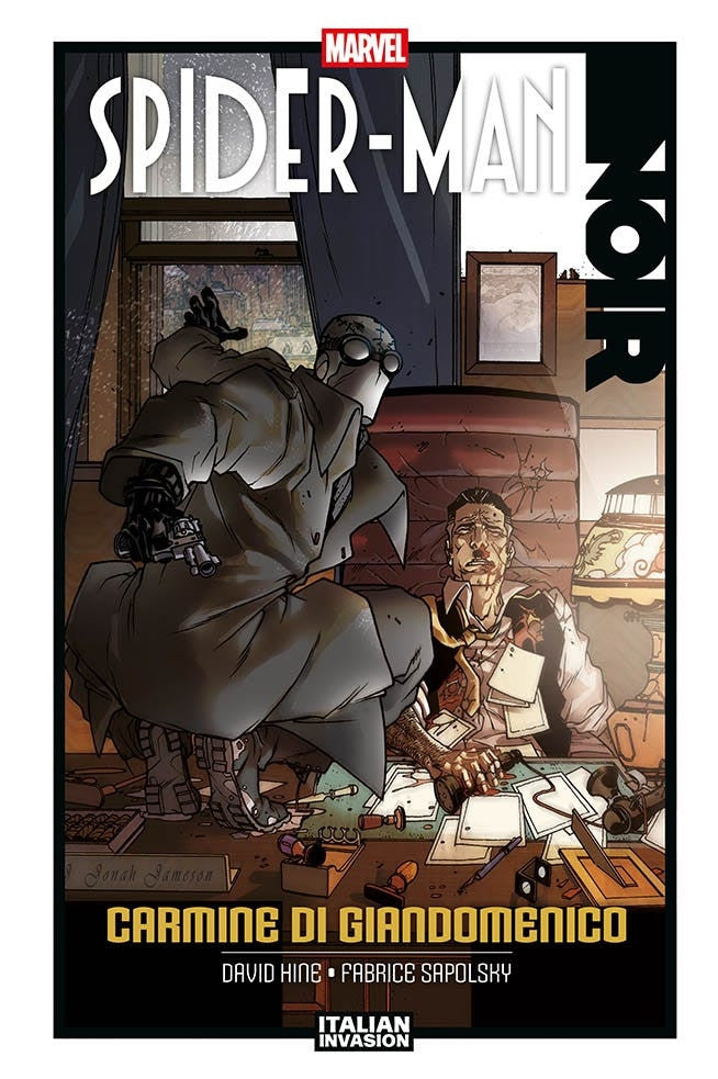 SPIDER-MAN NOIR DI CARMINE DI GIANDOMENICO - MARVEL ITALIAN INVASION