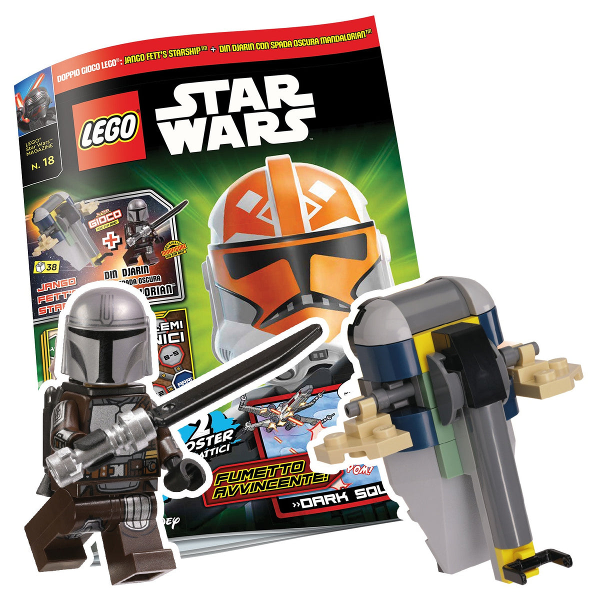 LEGO STAR WARS N.18 - JANGO FETT STARSHIP
