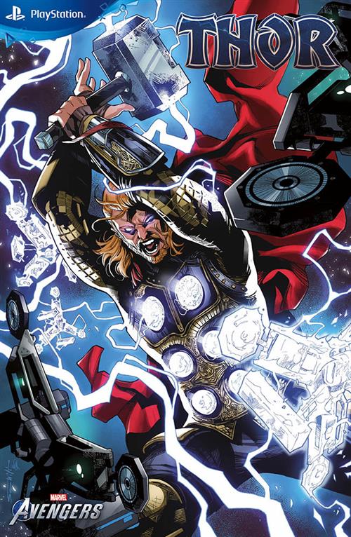 THOR 4 - THOR 257 - VARIANT SQUARE ENIX MARVEL'S AVENGERS