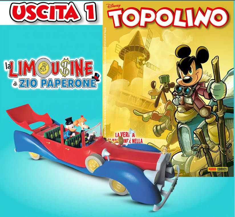 TOPOLINO 3510 + LIMOUSINE DI ZIO PAPERONE - VETTURA