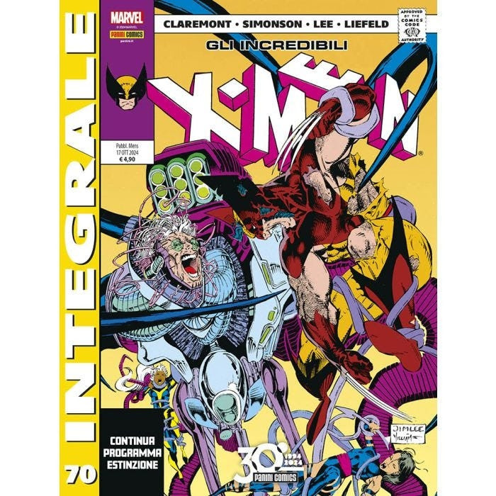 MARVEL INTEGRALE - X-MEN DI CHRIS CLAREMONT 70