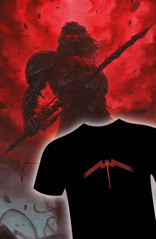MARVEL MINISERIE 244 - KING IN BLACK 1 - VARIANT METAL CON T-SHIRT XL