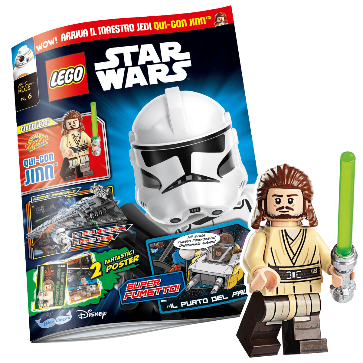 LEGO STAR WARS PLUS N.6 - QUI-GON JINN