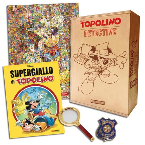 TOPOLINO DETECTIVE BOX IN LEGNO - SUPERGIALLO DI TOPOLINO