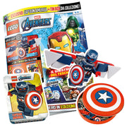 LEGO AVENGERS N. 13 - GIOCO LEGO: CAPTAIN AMERICA + 1 DI 2 TIN BOX LIMITED EDITION