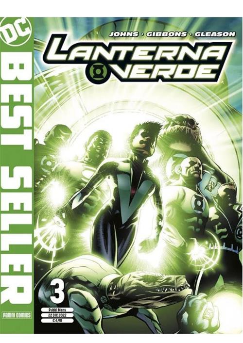 DC BEST SELLER - LANTERNA VERDE DI GEOFF JOHNS VOL.3