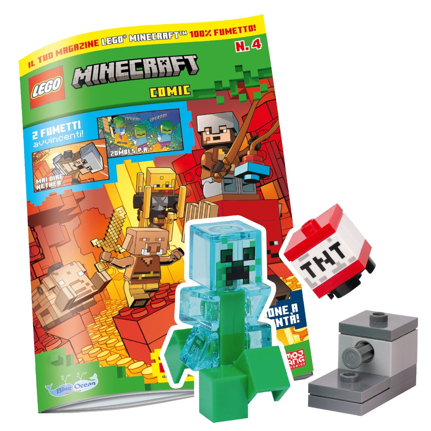LEGO MINECRAFT COMIC N.4 - CREEPER + TNT