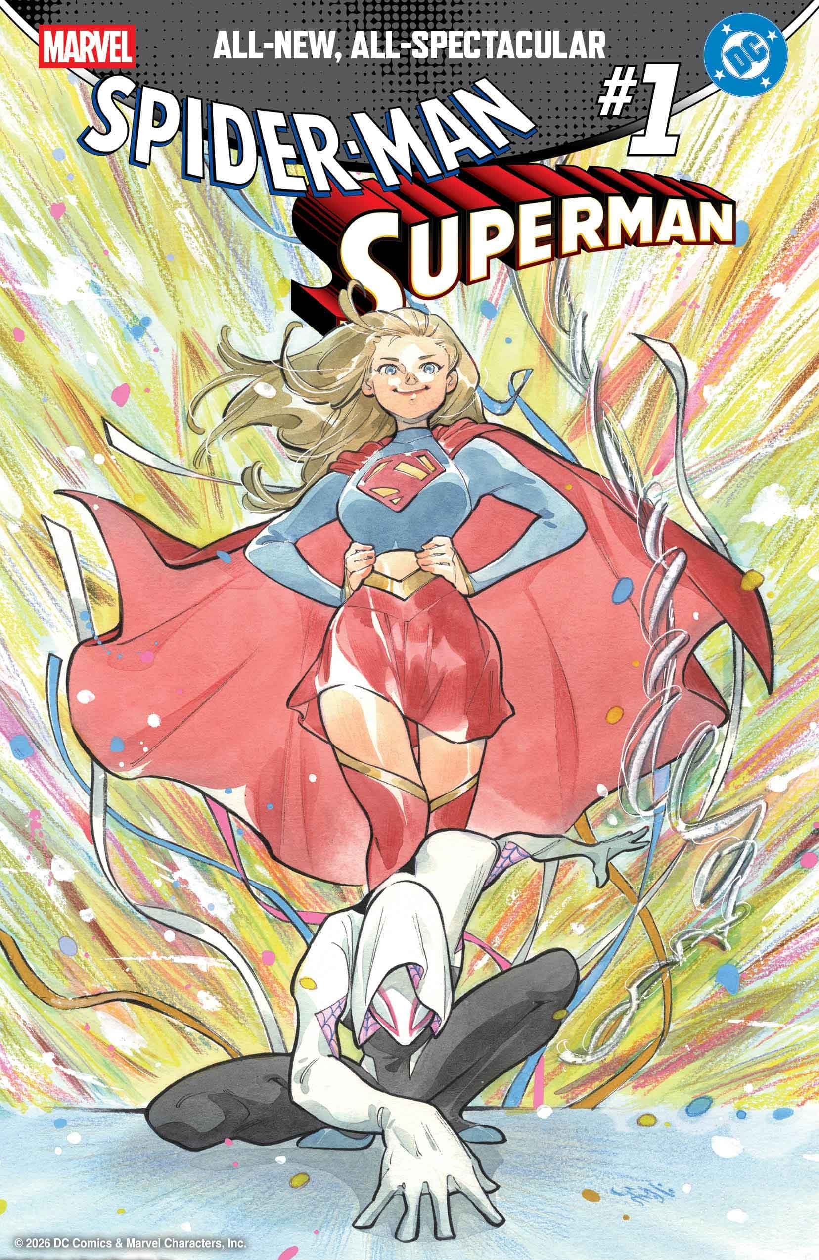 MARVEL/DC - SPIDER-MAN/SUPERMAN 1 - VARIANT DI PEACH MOMOKO