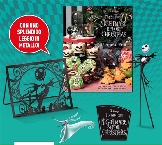 NIGHTMARE BEFORE CHRISTMAS - SET REGALO IL RICETTARIO UFFICIALE