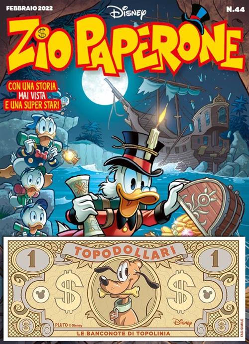ZIO PAPERONE 44 + BANCONOTA PLUTO