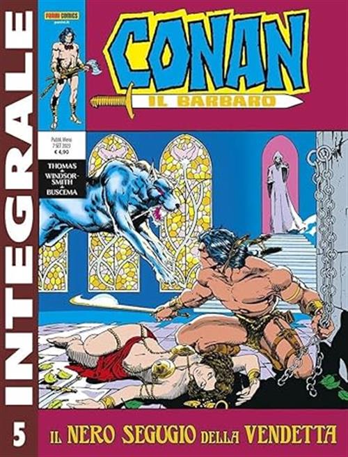 CONAN IL BARBARO VOL.5 - PANINI COMICS INTEGRALE