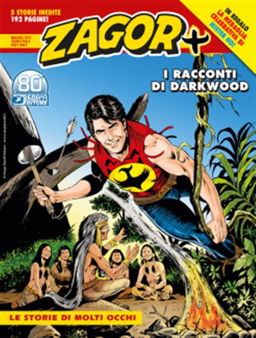 ZAGOR PIU' 1 - LE STORIE DI MOLTI OCCHI + MEDAGLIA MISTER NO