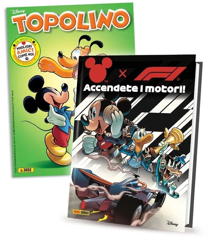 TOPOLINO 3692 CON ACCENDETE I MOTORI!